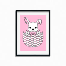 Laden Sie das Bild in den Galerie-Viewer, Bunny in Easter Egg | Art Print - Scaredy Cat Studio