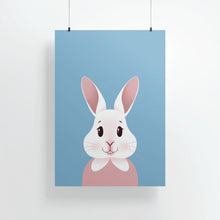 Laden Sie das Bild in den Galerie-Viewer, Happy Bunny Portrait | Art Print - Scaredy Cat Studio