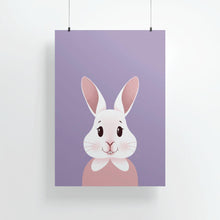 Laden Sie das Bild in den Galerie-Viewer, Happy Bunny Portrait | Art Print - Scaredy Cat Studio