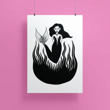 Laden Sie das Bild in den Galerie-Viewer, Koi Mermaid | Art Print - Scaredy Cat Studio
