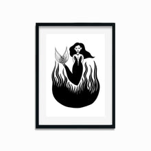 Laden Sie das Bild in den Galerie-Viewer, Koi Mermaid | Art Print - Scaredy Cat Studio