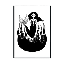Laden Sie das Bild in den Galerie-Viewer, Koi Mermaid | A2 Poster - Scaredy Cat Studio