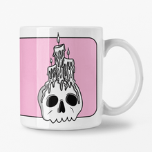 Load image into Gallery viewer, Skull & Candles | Ceramic Mug - Scaredy Cat Studio