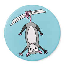 Laden Sie das Bild in den Galerie-Viewer, Opossum | Nachtaktive Kreaturen | Runder Getränkeuntersetzer