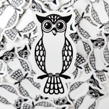Laden Sie das Bild in den Galerie-Viewer, Owl | 3-inch Waterproof Sticker - Scaredy Cat Studio
