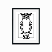 Laden Sie das Bild in den Galerie-Viewer, Owl | Art Print - Scaredy Cat Studio