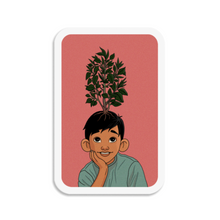 Laden Sie das Bild in den Galerie-Viewer, "Fantasie ist ein Samen" Plant Boy | 3 Zoll wasserdichter Aufkleber