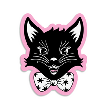 Laden Sie das Bild in den Galerie-Viewer, Scaredy Cat Maskottchen | 3 Zoll wasserdichter Aufkleber