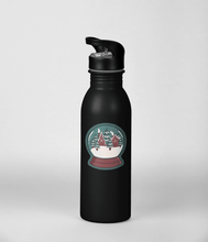 Laden Sie das Bild in den Galerie-Viewer, Snowy Cabin Snow Globe | 3-inch Waterproof Sticker - Scaredy Cat Studio