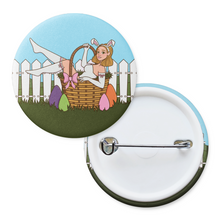 Laden Sie das Bild in den Galerie-Viewer, "SomeBunny Loves You" Osterhasenmädchen | Pinback-Abzeichen-Schaltfläche