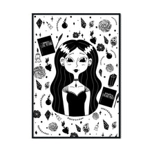 Laden Sie das Bild in den Galerie-Viewer, Viktoria the Witch Student | A2 Poster - Scaredy Cat Studio