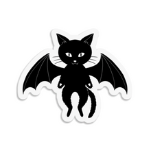 Load image into Gallery viewer, Bat Cat | 3-inch Waterproof Sticker
