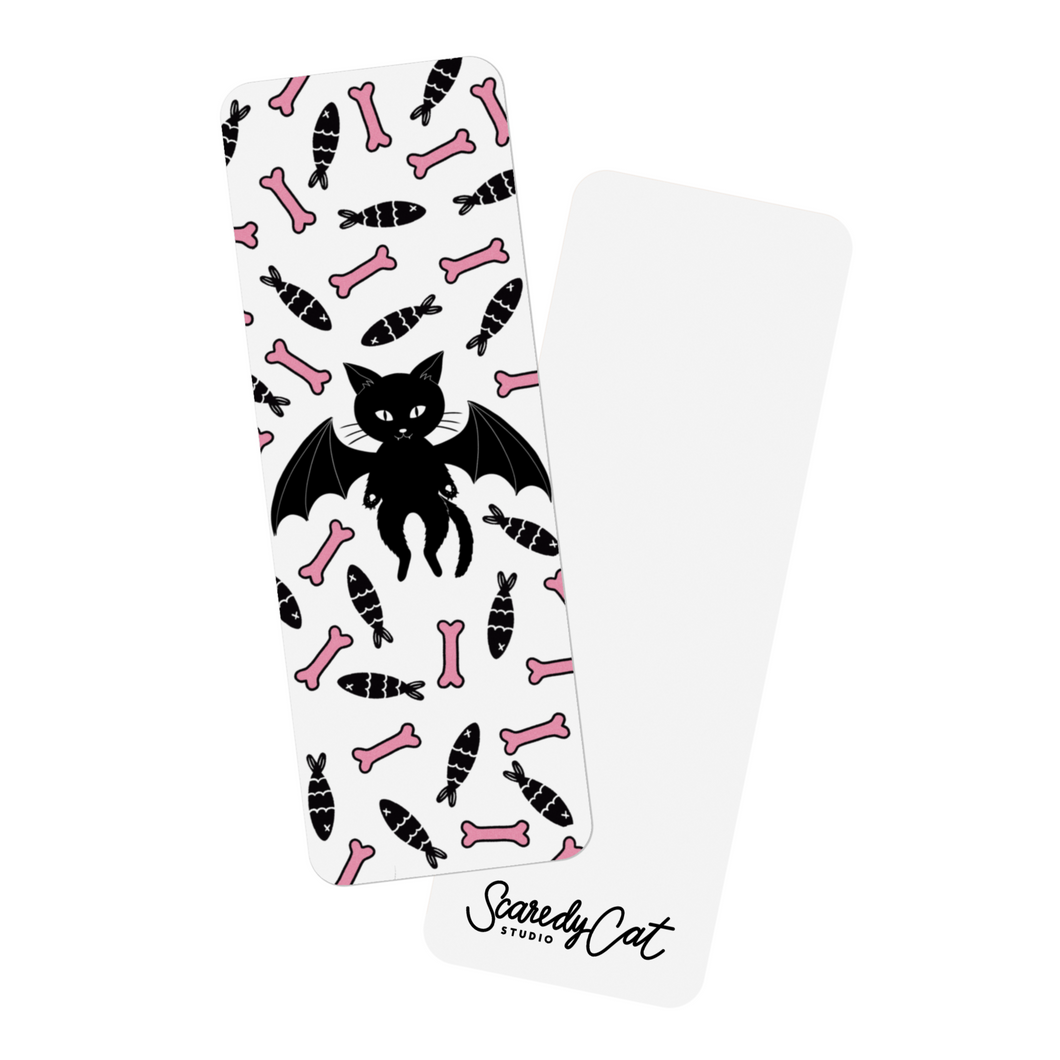 Bat Cat | Laminated Bookmark