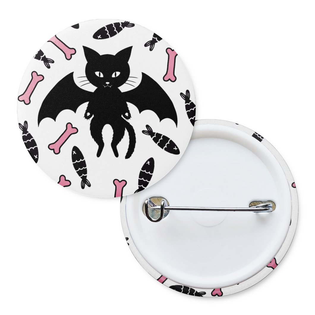 Bat Cat | Pinback Badge Button