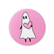 Load image into Gallery viewer, &quot;Be Mine&quot; Valentine&#39;s Day Ghost | Pinback Badge Button
