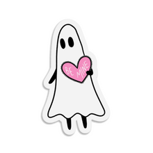 Load image into Gallery viewer, &quot;Be Mine&quot; Valentine&#39;s Day Ghost | 3-inch Waterproof Sticker
