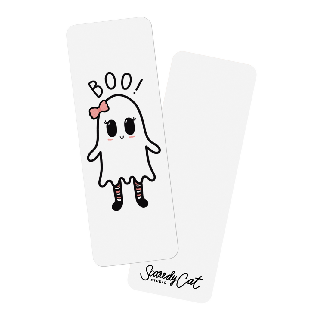 Boo! Cute Ghost Girl | Bookmark