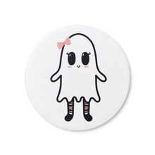 Load image into Gallery viewer, Boo! Cute Ghost Girl | Pinback Badge Button
