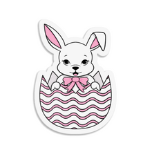 Load image into Gallery viewer, Bunny in Easter Egg | 3-inch Waterproof Sticker
