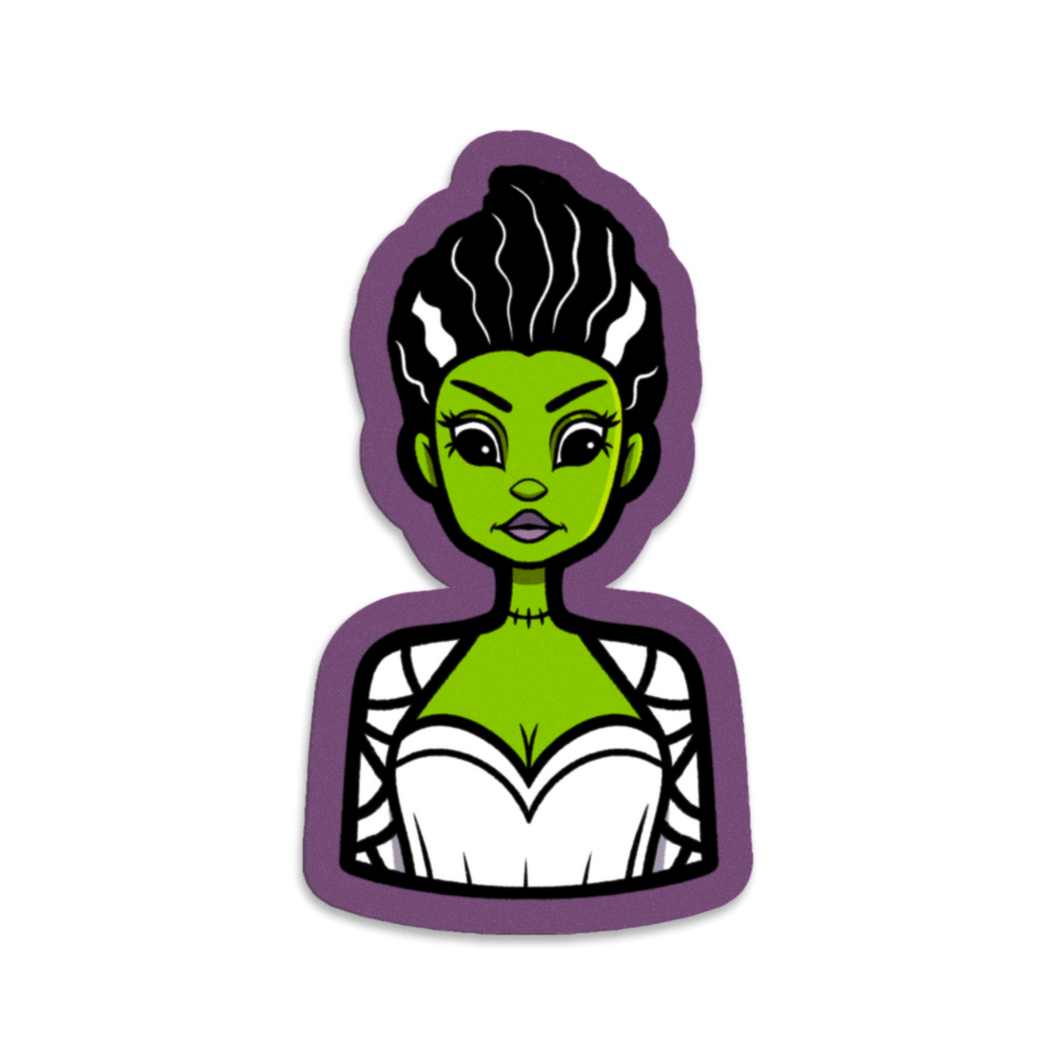 Bride of Frankenstein | Classic Monsters | 3-inch Waterproof Sticker