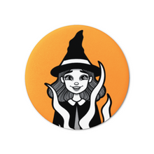 Load image into Gallery viewer, Witch &amp; Cauldron | Classic Monsters | Decorative Magnet
