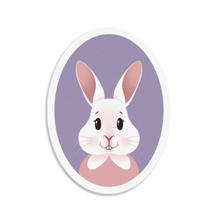 Load image into Gallery viewer, Happy Bunny Portrait | 3-inch Waterproof Sticker
