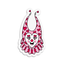 Load image into Gallery viewer, &quot;Fool For You&quot; Valentine&#39;s Day Clown | 3-inch Waterproof Sticker
