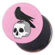 Load image into Gallery viewer, Skull &amp; Raven | Decorative Magnet
