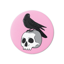 Load image into Gallery viewer, Skull &amp; Raven | Decorative Magnet
