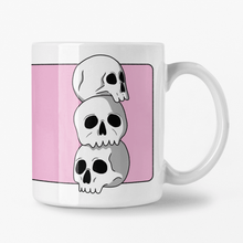 Load image into Gallery viewer, Skull Stack | Ceramic Mug - Scaredy Cat Studio
