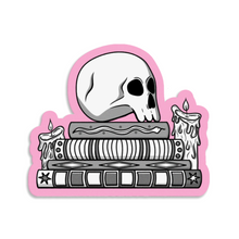 Load image into Gallery viewer, Skull &amp; Spellbooks | 3-inch Waterproof Sticker
