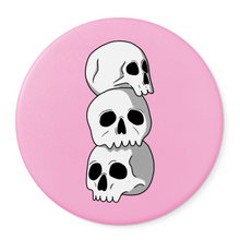 Load image into Gallery viewer, Skull Stack | Pocket Mirror
