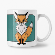 Load image into Gallery viewer, Fox | Nocturnal Creatures | Ceramic Mug - Scaredy Cat Studio
