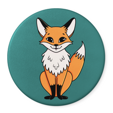 Load image into Gallery viewer, Fox | Nocturnal Creatures | Pocket Mirror
