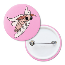 Load image into Gallery viewer, Silk Moth | Nocturnal Creatures | Pinback Badge Button
