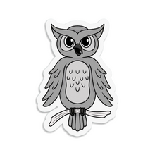 Load image into Gallery viewer, Owl | Nocturnal Creatures | 3-inch Waterproof Sticker
