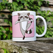 Load image into Gallery viewer, Raccoon | Nocturnal Creatures | Ceramic Mug - Scaredy Cat Studio
