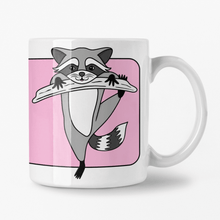 Load image into Gallery viewer, Raccoon | Nocturnal Creatures | Ceramic Mug - Scaredy Cat Studio
