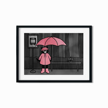 Load image into Gallery viewer, Rainy Day Kitty | Art Print - Scaredy Cat Studio
