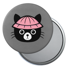 Load image into Gallery viewer, Rainy Day Kitty | Pocket Mirror
