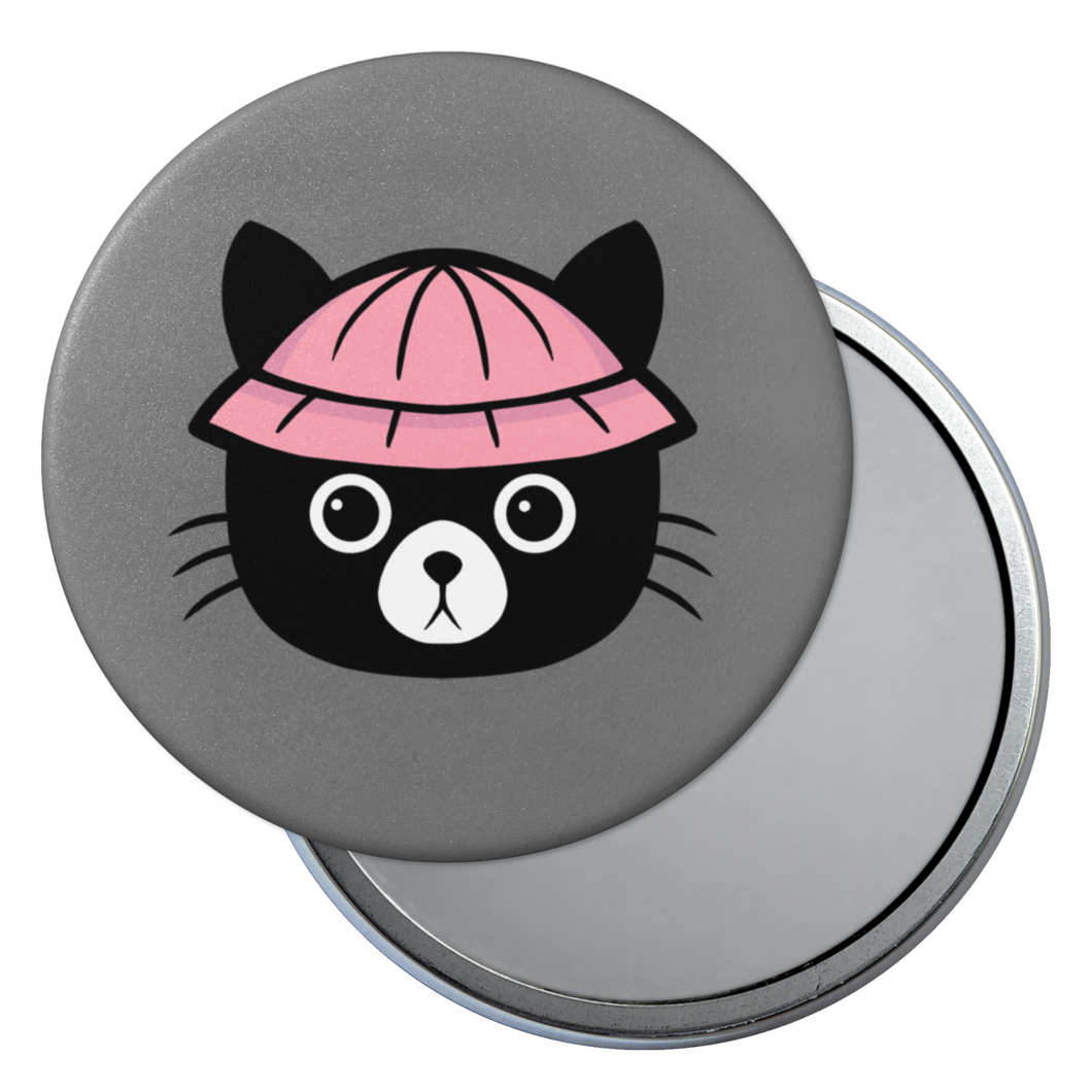 Rainy Day Kitty | Pocket Mirror