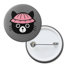 Load image into Gallery viewer, Rainy Day Kitty | Pinback Badge Button
