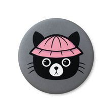 Load image into Gallery viewer, Rainy Day Kitty | Pinback Badge Button
