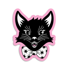 Load image into Gallery viewer, Scaredy Cat Mascot | 3-inch Waterproof Sticker
