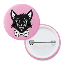 Load image into Gallery viewer, Scaredy Cat Mascot | Pinback Badge Button
