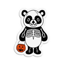 Load image into Gallery viewer, Panda in a Skeleton Costume | 3-inch Waterproof Sticker
