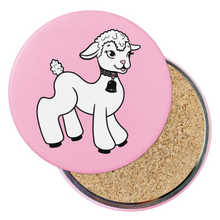 Load image into Gallery viewer, Spring Lamb | Round Beverage Coaster
