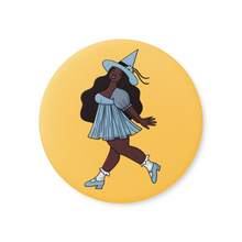 Load image into Gallery viewer, Joyful Spring Witch | Pinback Badge Button
