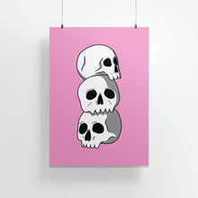 Load image into Gallery viewer, Skull Stack | Art Print - Scaredy Cat Studio
